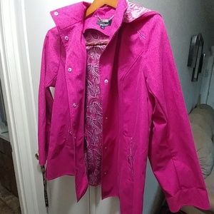 Dennis basso rain coat